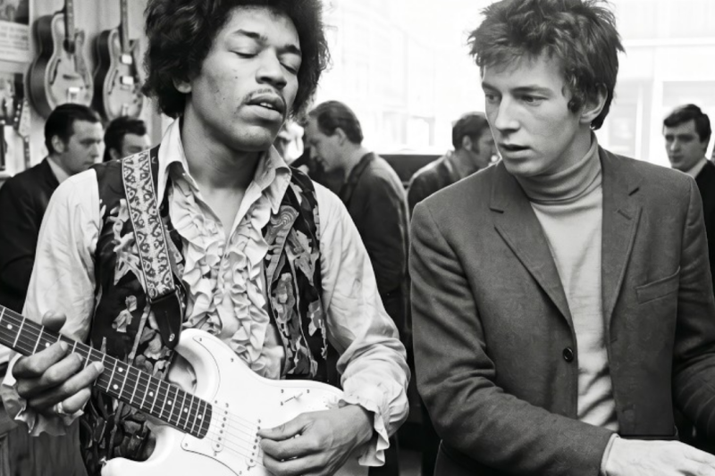 Young Guitarist Said “Even Clapton Can’t Play This” — He Had No Idea Jimi Hendrix Was Watching
