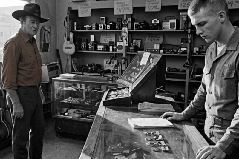 John Wayne Saw a Young Marine Selling His Medals at a Pawn Shop — What He Did Next