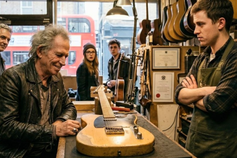 Luthier Asked Scruffy Customer ‘Can You Afford £50?’ — Customer Was Keith Richards With £200 Tip