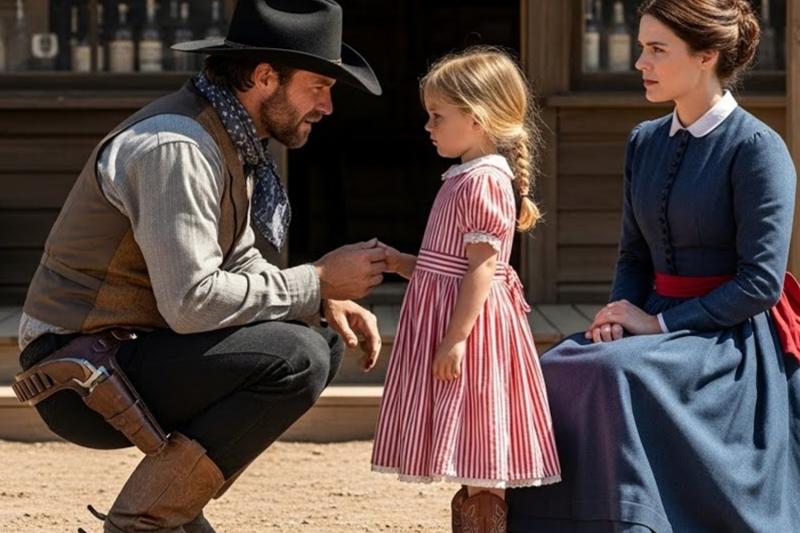 A Cowboy Saw a Little Girl Mocked for Having No Father — Cowboy Knelt And Said “You Have One Now”