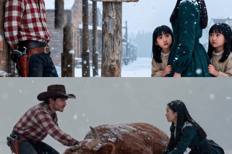 He Posted a Notice for a Ranch Cook — A Chinese Widow with Twins Answered and Changed Everything