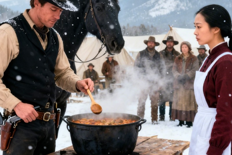 “Don’t Taste My Food” She Said — The Cowboy Took One Bite and Married Her The Very Same Day
