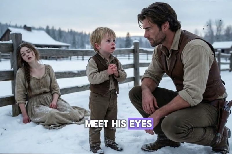 The Little Boy Whispered, “Mama Can’t Walk Anymore…”—The Cowboy Carried Them Both Into His Cabin…