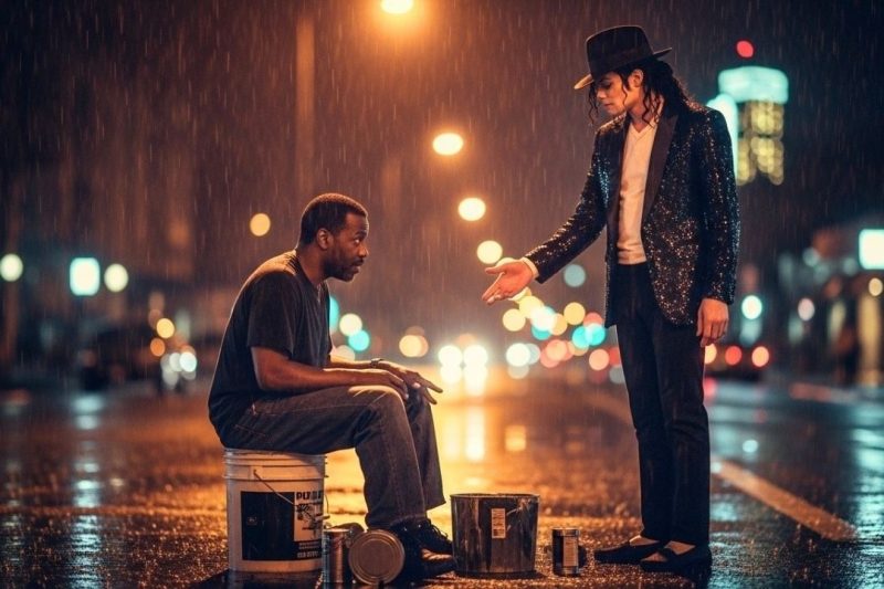 Michael Jackson Watched Homeless Man Dancing in the Rain — Gave Him a Chance That Changed 200 Lives