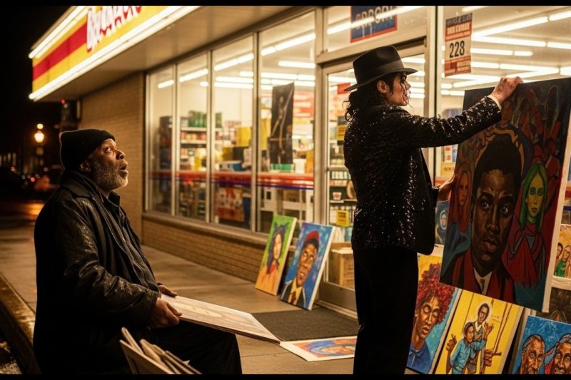 Michael Jackson Watched a Street Painter Get Mocked by a Crowd  Then He Bought Every Single Painting