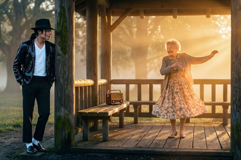 Michael Jackson Saw Elderly Woman Dancing Alone at Park — Left Her a Note She Framed for 30 Years