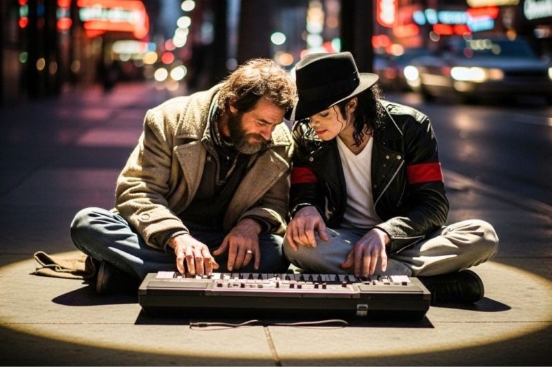 Michael Jackson Found Homeless Musician Playing Smooth Criminal — What He Did Next Made Him CRY
