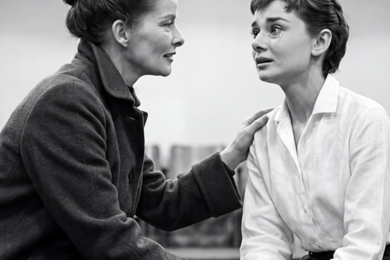 Katharine Hepburn Walked Into Audrey Hepburn’s EMPTY Theater — Her Whisper CHANGED Audrey’s Career
