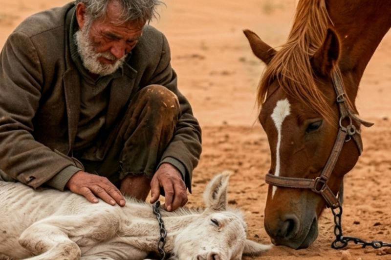 The Beggar, the Colt, and the Desert Storm: How an Act of Horrific Cruelty Sparked an Unbelievable Tale of Betrayal, Ancient Secrets, and Ultimate Redemption