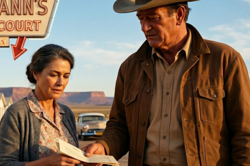 John Wayne Saw A Widow Lose Her Route 66 Motel In Arizona 1959 — Then He Paid The Whole Note