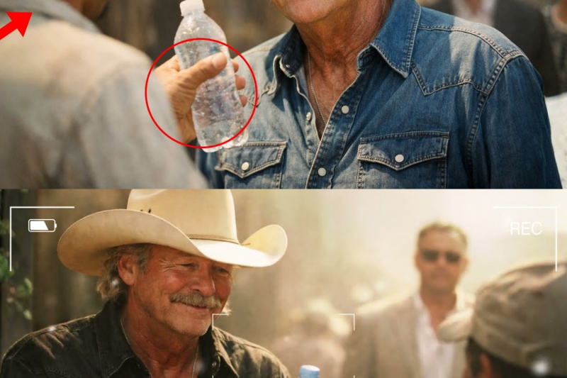 Street Vendor Gave Water to Alan Jackson in the Heat Unaware that a Billionaire Tycoon Was Watching.