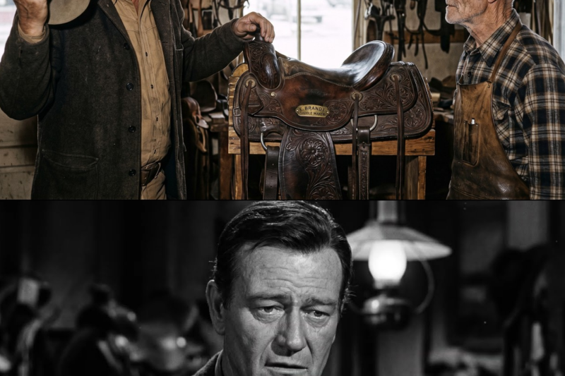 John Wayne Walked Into A Dying Saddle Shop In Wyoming 1958 — Then He Saw The Saddle On The Shelf