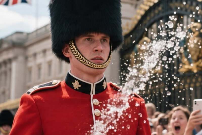 Tourist Sprayed a Royal Guard as a Joke—What Happened Next Left Everyone Speechless | Powerful Story
