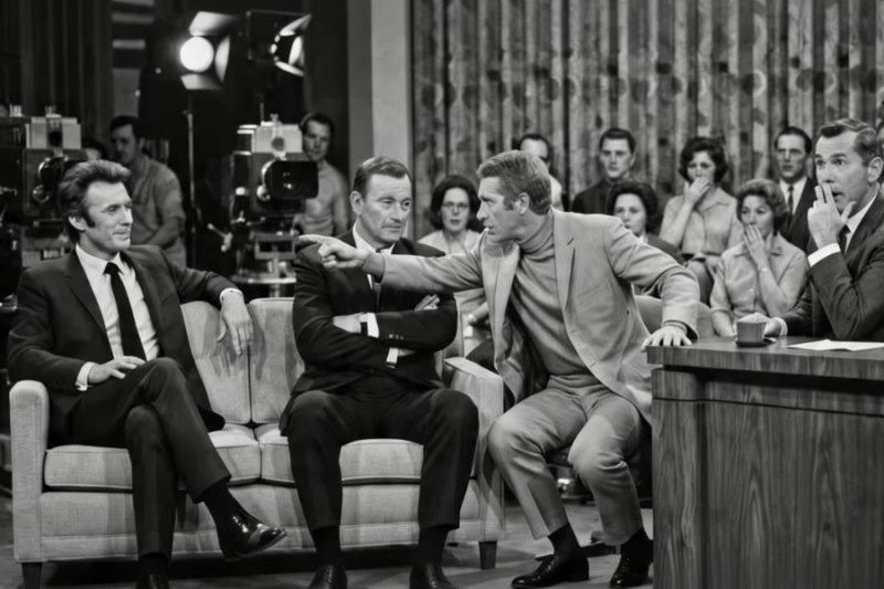 Steve McQueen ATTACKED Clint Eastwood on Live TV—Clint’s Response Silenced 50 Million People