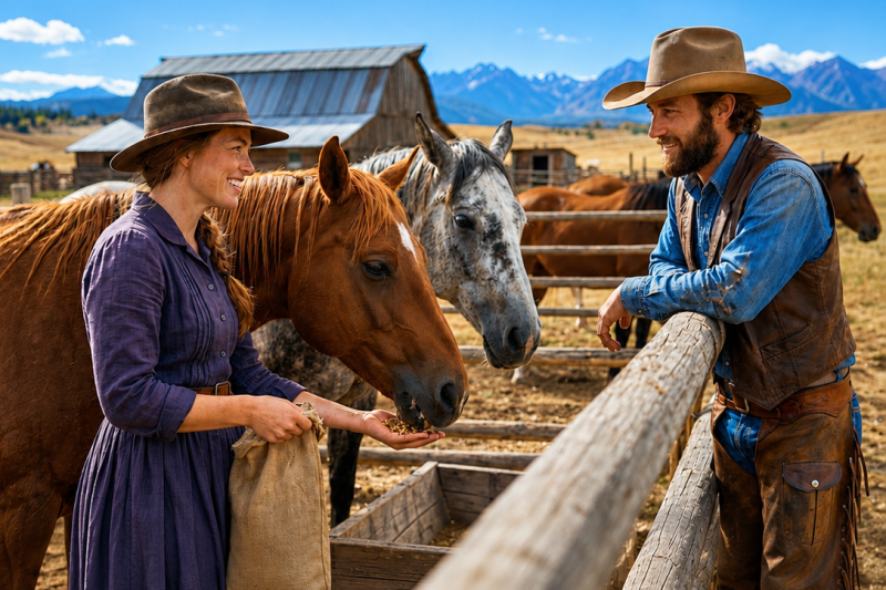 They Sent the Cowboy a “Useless” Bride to Ruin His Ranch — She Built the Richest Ranch in Montana