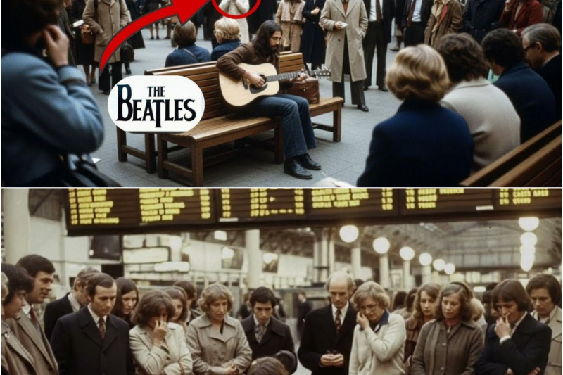 George Harrison Played Guitar at Train Station — What One Woman Told Him Made EVERYONE Cry