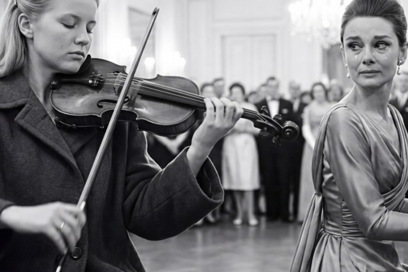A Stranger Walked Into Audrey Hepburn’s Gala — They Ended Up Playing Her Dead Father’s Song TOGETHER