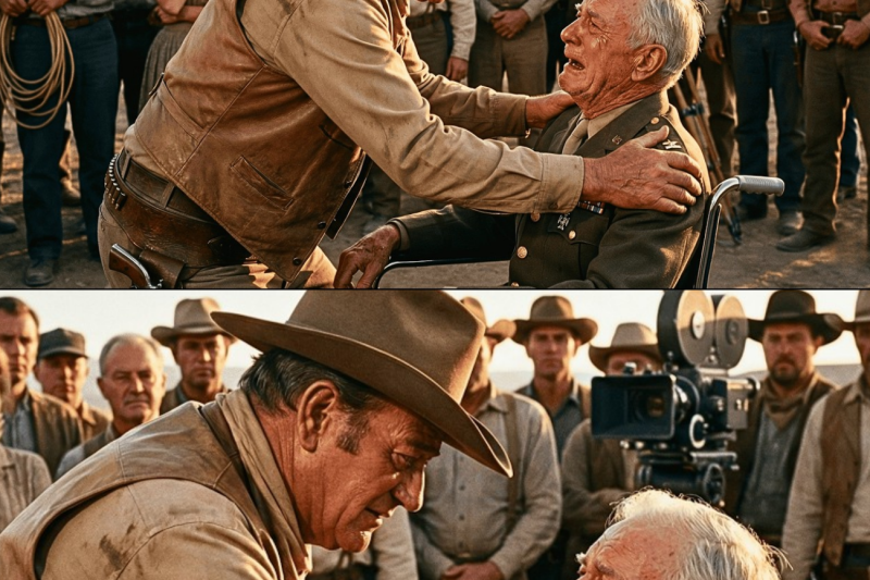 John Wayne Saw a Veteran NO ONE Noticed — He Stopped His Movie and Paid the Price