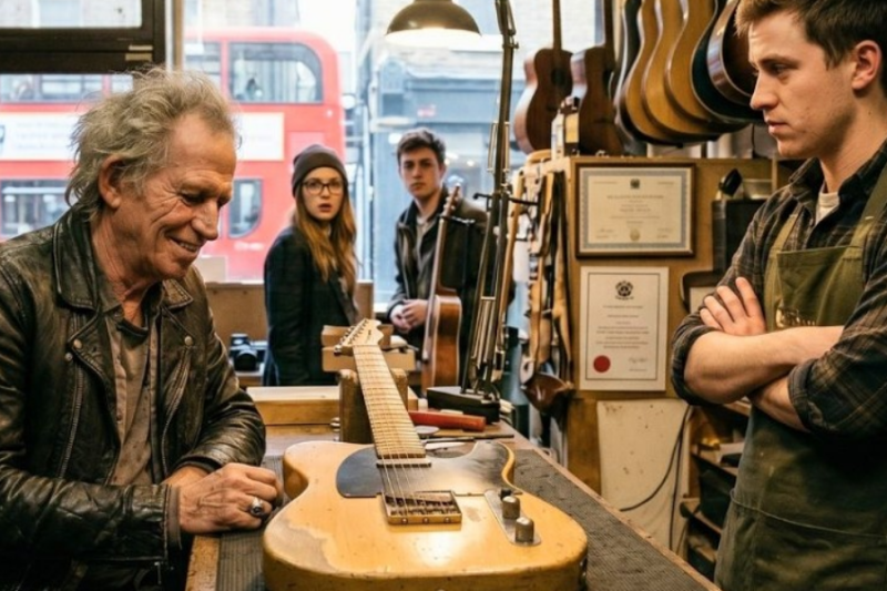 Luthier Asked Scruffy Customer ‘Can You Afford £50?’ — Customer Was Keith Richards With £200 Tip
