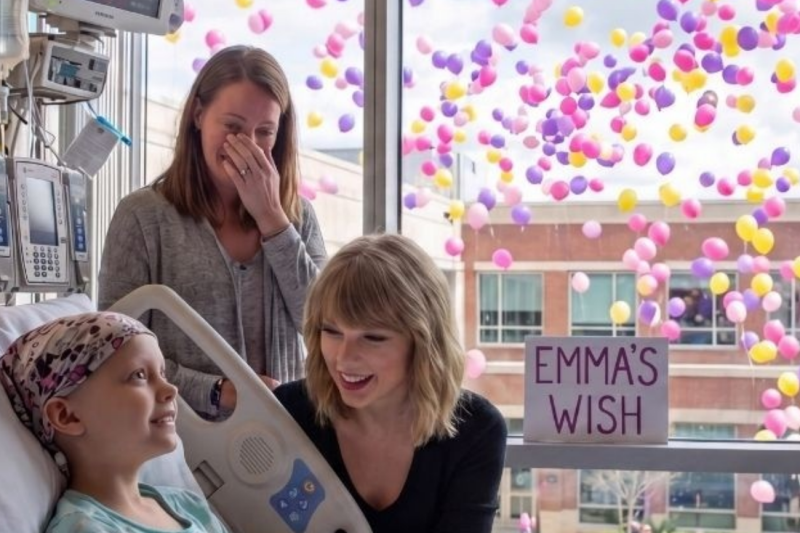 Taylor Swift released 10,000 balloons for a dying child, and what happened next touched everyone…