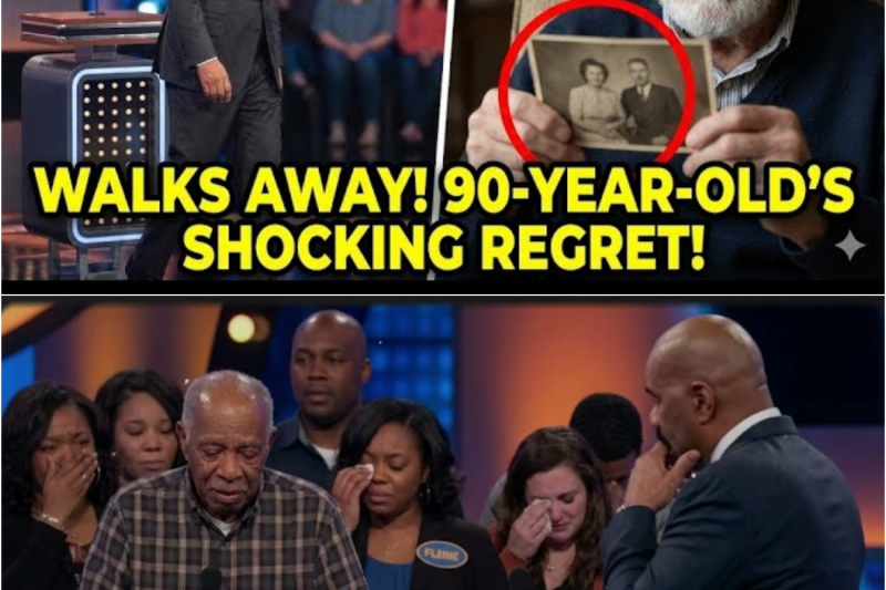 Steve Harvey WALKS AWAY When 90-Year-Old Confesses His Biggest Regret