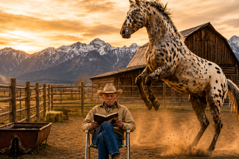 Nobody Could Tame This CRAZY Appaloosa Horse… Then an Old Rancher Did Something SHOCKING!