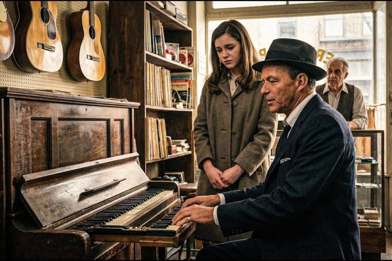 Girl Was Selling Her Dead Father’s Piano for $50 — SUDDENLY Frank Sinatra Walked In