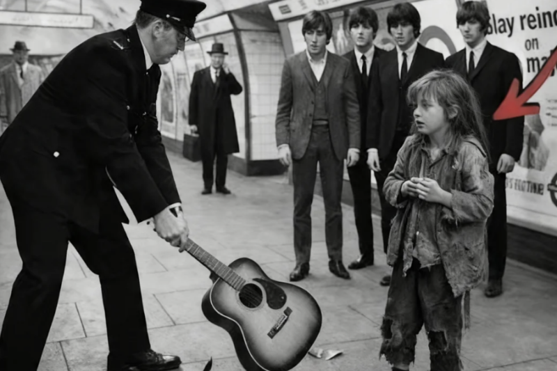 Police Officer DESTROYED Girl’s Guitar—Then The Beatles Showed Up/What Happened Next Is UNBELIEVABLE
