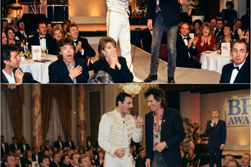 Freddie Mercury Called Keith Richards irrelevant Live — Keith Walked on Stage — Said Something Else