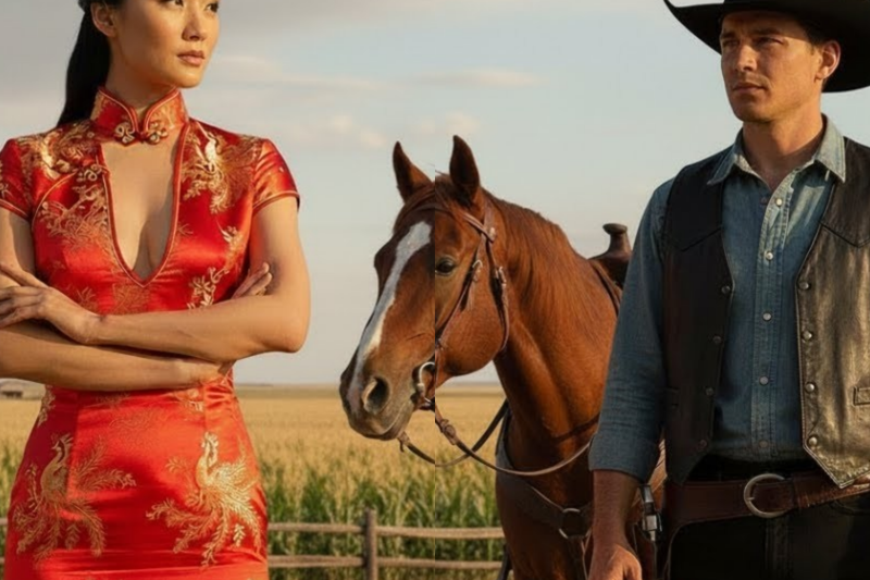 I Will Take It Off Just For Tonight Whispered the Chinese Bride to the Lone Rancher