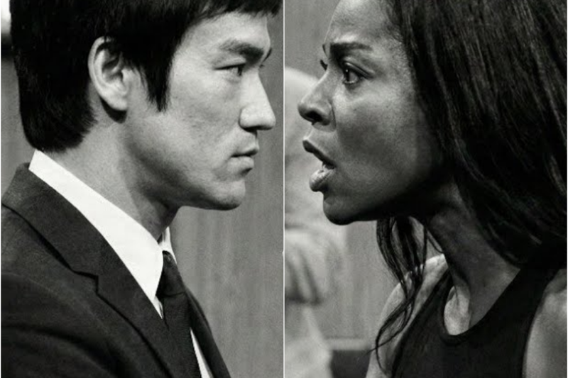 Bruce Lee On Live TV When Laila Ali Grabbed His Collar—8 Seconds Later NBC Cut The Feed