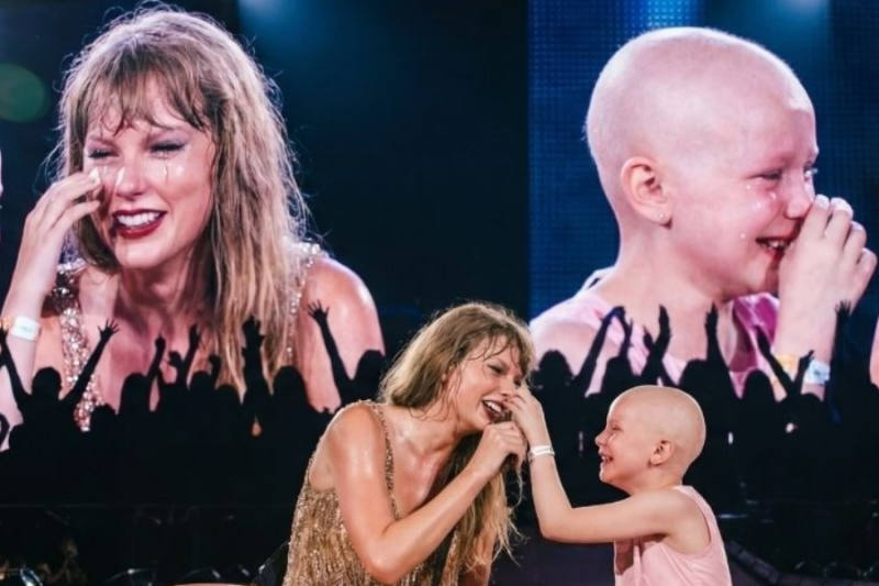 Taylor Swift brought cancer patient on stage—what she did next made 70,000 gasp!