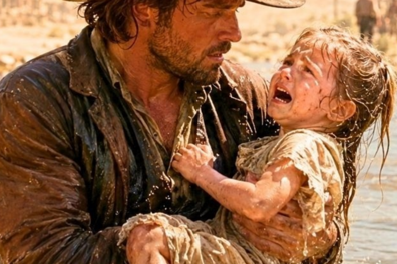 No One Helped Her by the Creek — Until a Cowboy Heard Her Whisper “Mama”