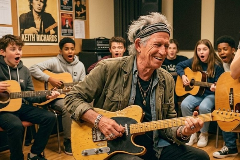 Show Us What You’ve Got, Mr. Richards’—Guitar Teacher Didn’t Know She Was Talking To KEITH RICHARDS