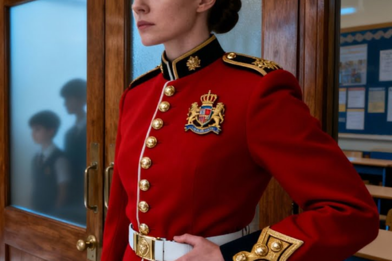 The Guard Who Waits Outside Princess Charlotte’s Classroom — The Threat That Made Him Necessary