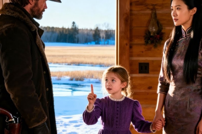 “Daddy, I Brought You a Present for Christmas,” Said the Little Girl, Pointing at the Chinese Wido