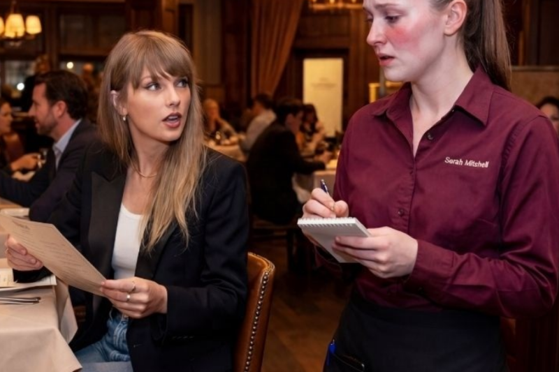 Taylor Swift saw childhood dance partner as waitress—what she did next shocked entire staff!
