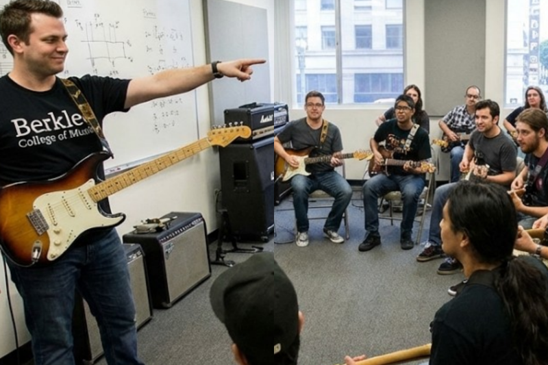 Guitar Instructor Challenged “Student in Back” to Demonstrate—It Was Eddie Van Halen Visiting Class