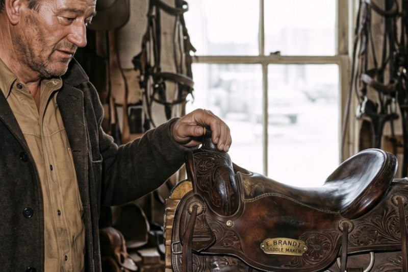 The Day The Duke Saved The Rose: How John Wayne’s Overheated Car Engine Rescued A Dying Wyoming Saddle Shop
