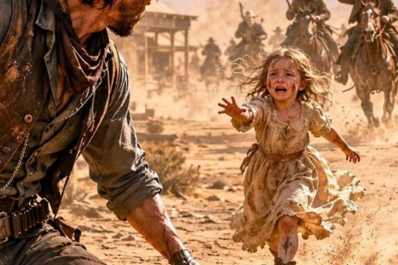 The Rancher Spotted an Apache Girl Running Across His Land — Then Horsemen Appeared Through the Dust
