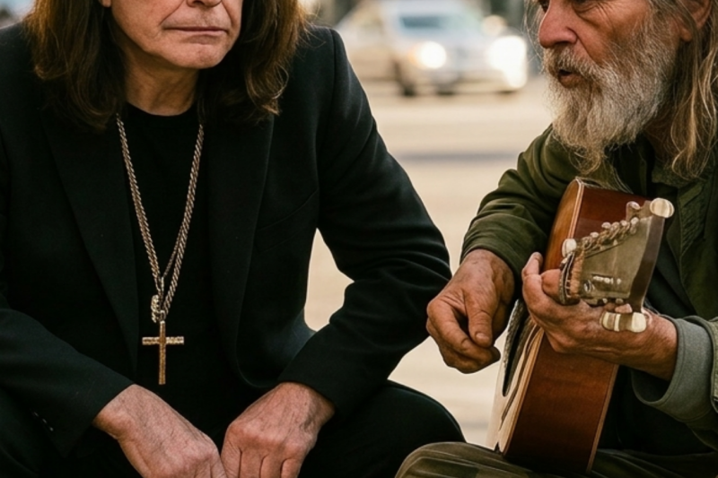 When the “Prince of Darkness” Brought Light: Ozzy Osbourne’s Life-Changing Encounter with a Homeless Veteran