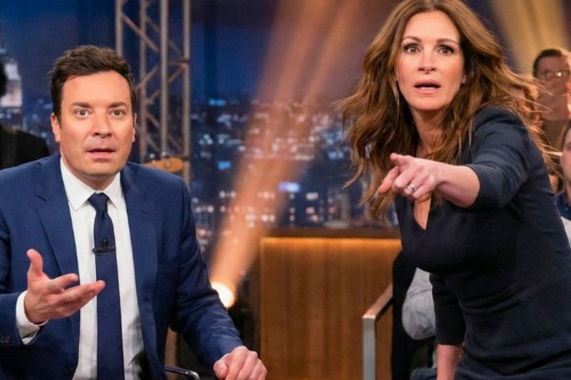 Jimmy Fallon FROZEN When Julia Roberts Suddenly Rushes Into Audience After Spotting This Face