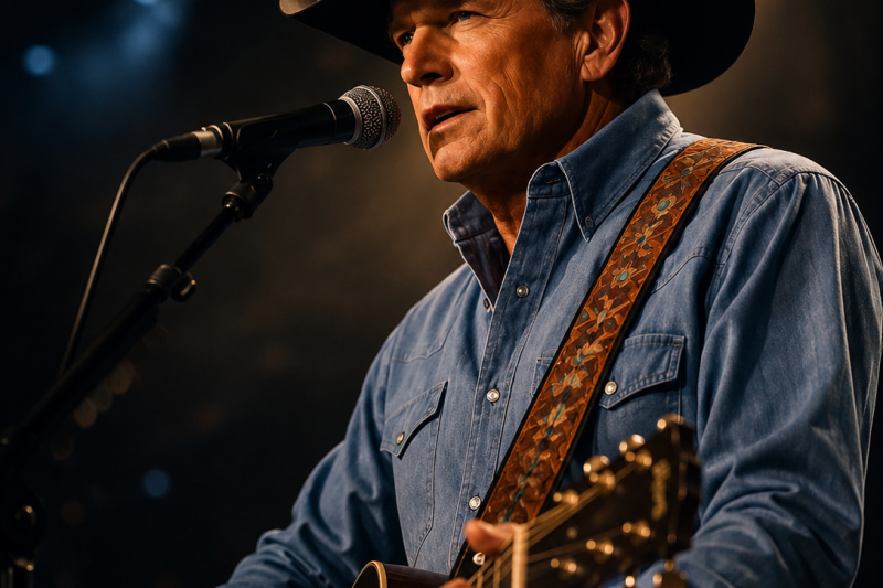George Strait entered the stage timidly — seconds later he delivered a chilling masterpiece.