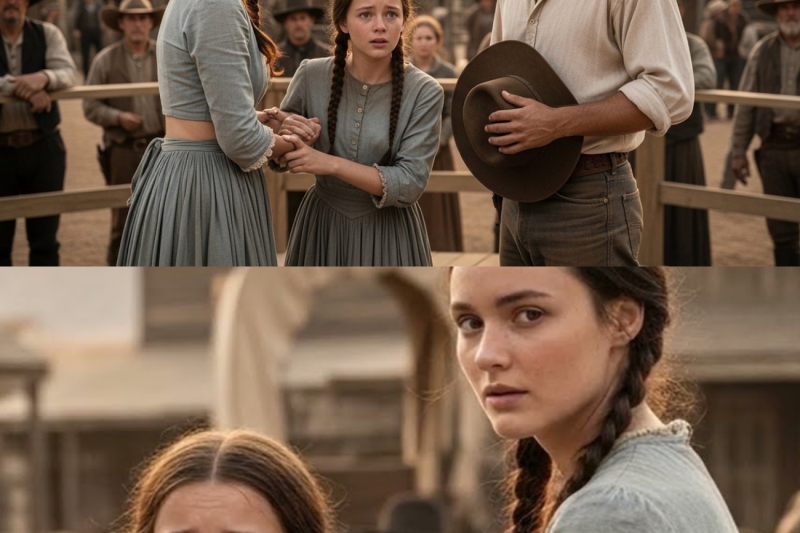 She Was Auctioned With Her Sister, The Cowboy Said “I’ll Take Both And Give You A Home”
