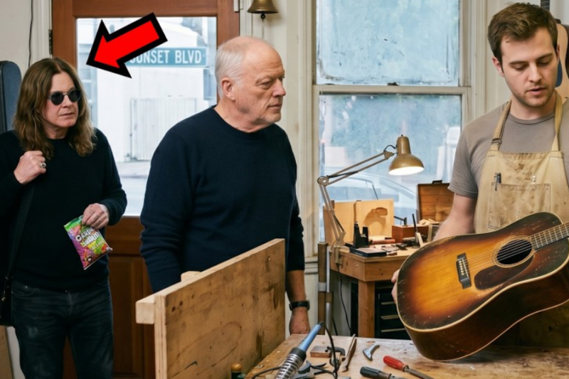 Luthier Told David Gilmour’s Guitar Was “Worth Nothing” — Then Ozzy Osbourne Walked In