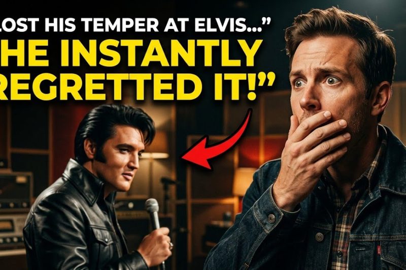 “He Lost His Temper at Elvis Presley… But He Didn’t Expect This”