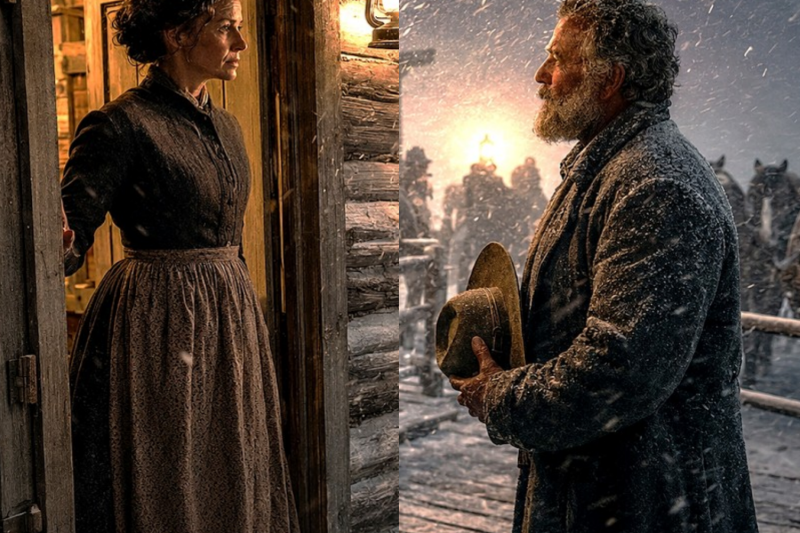 No One Ever Stopped for the Widow — Until a Blizzard Left Them at Her Door…
