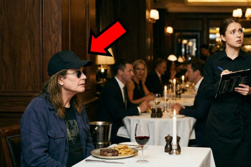 Rich Couple Told the Waiter Move That Old Man — But the Old Man Was Ozzy Osbourne