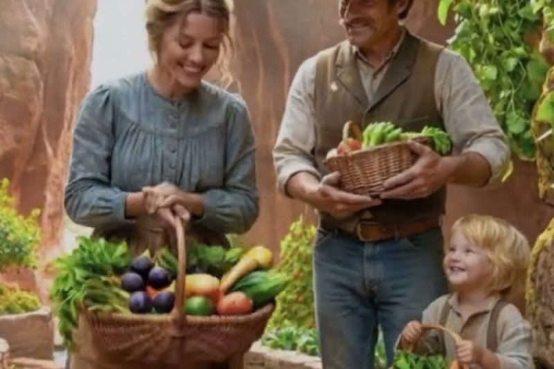 A Crack in the Canyon Led to a Secret Paradise – So He Built a Cabin and Garden for His Family There