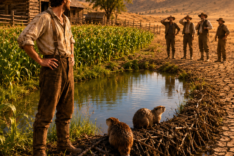 He Let 24 Beavers Flood His Field — Everyone Laughed Until the Drought Came
